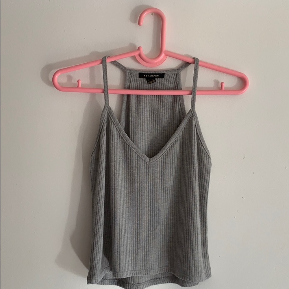 Revamped Gray Tank Top